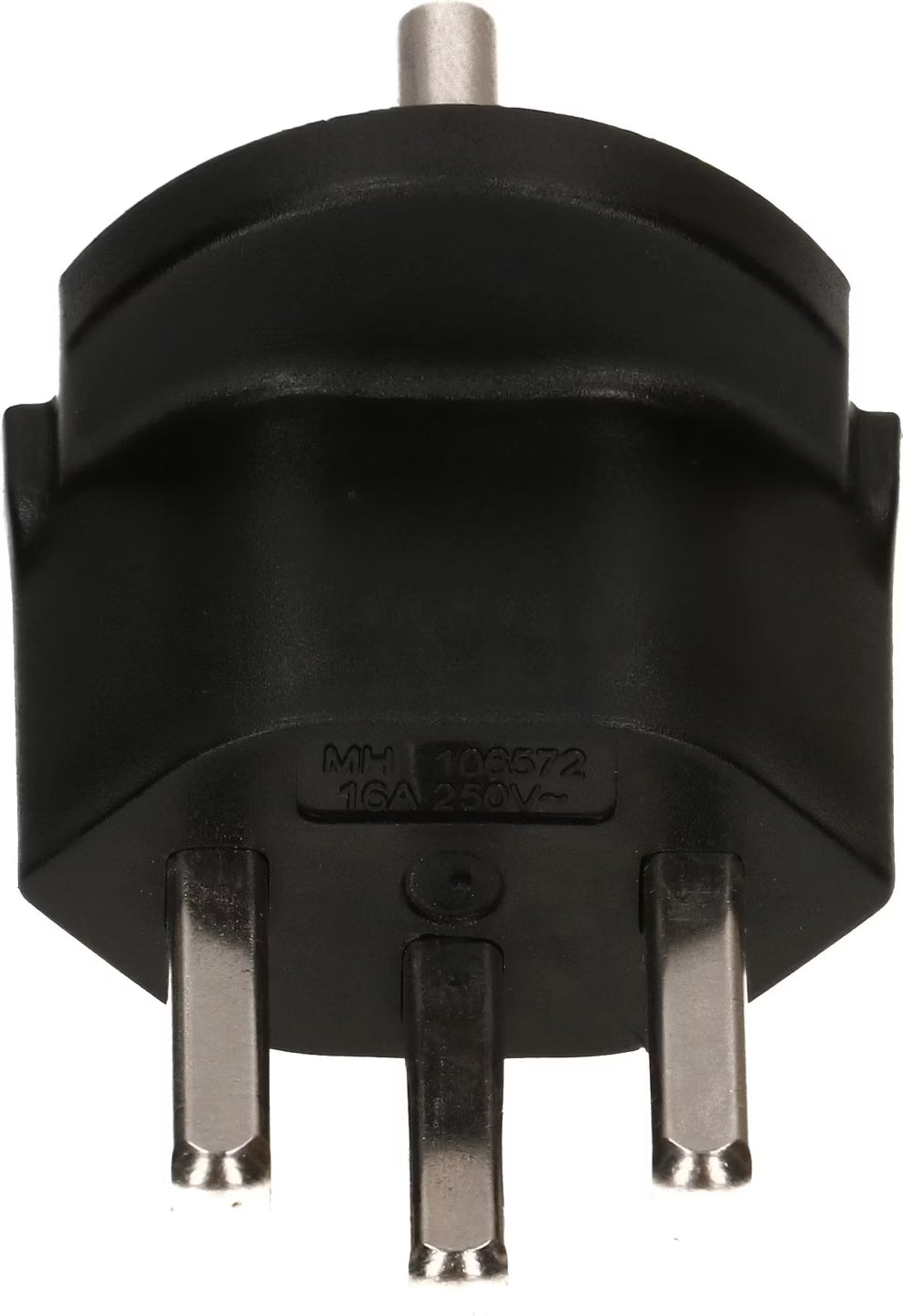 Fixadapter Typ 23 / Schuko CEE 7/7 schwarz FoxOne image 3