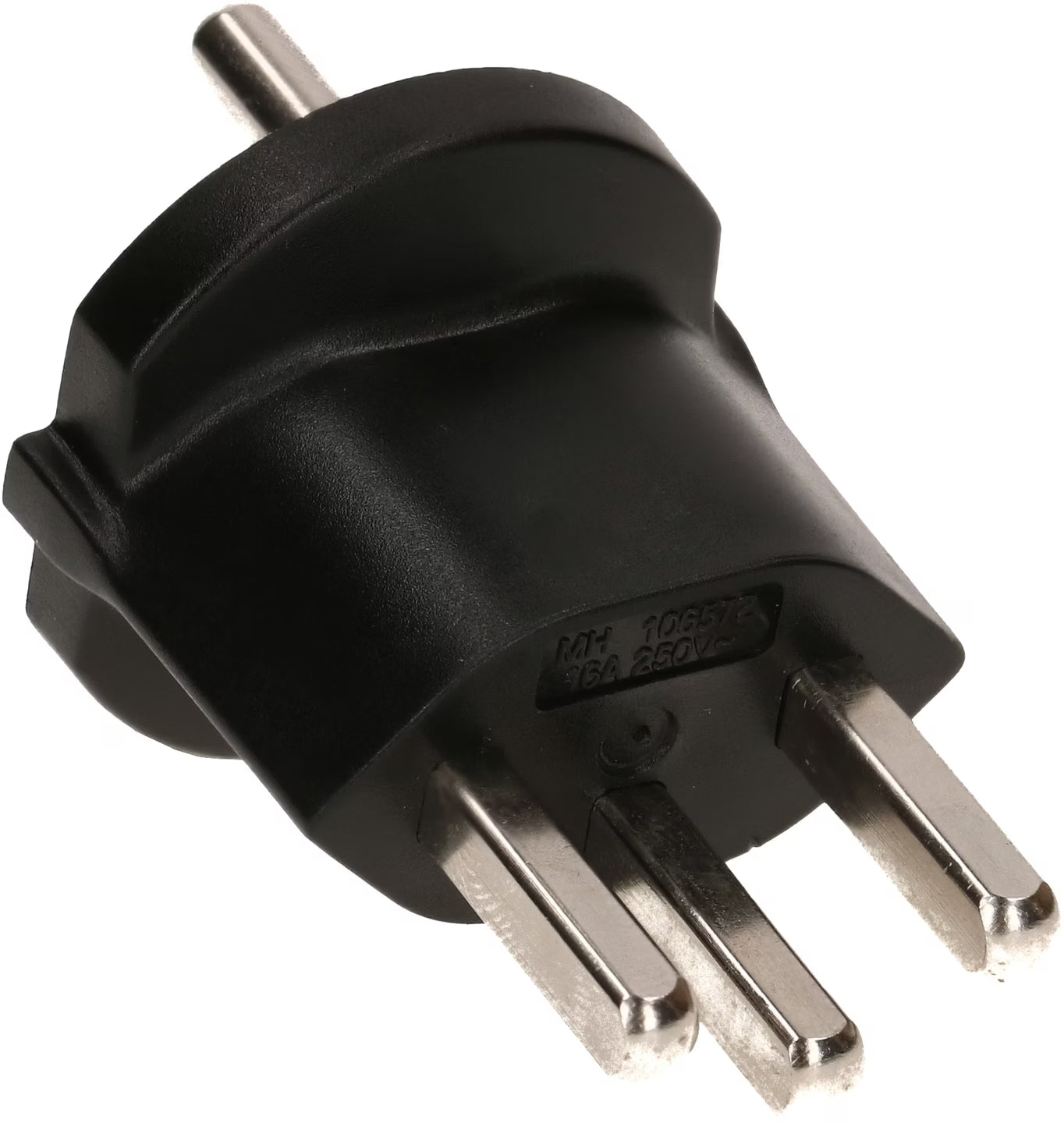Fixadapter Typ 23 / Schuko CEE 7/7 schwarz FoxOne image 0